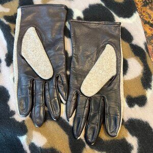 SALE!  Beautiful Talbots Brown Leather Gloves
